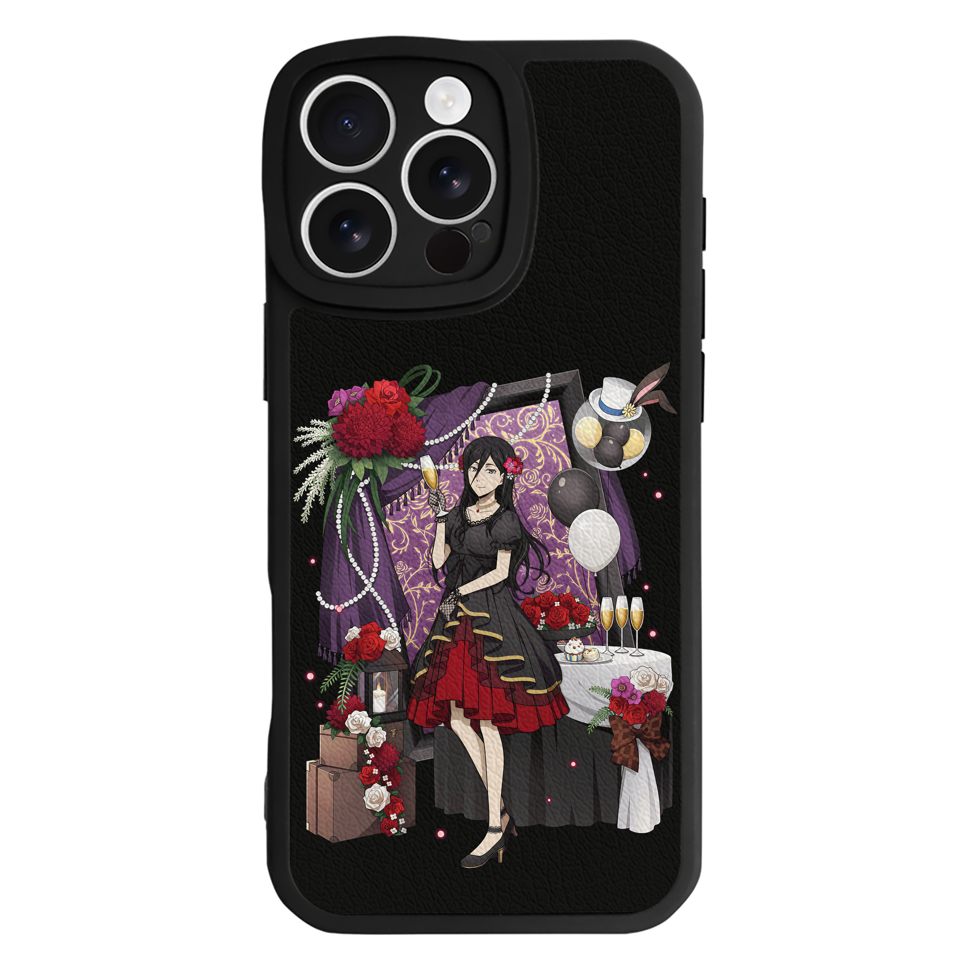 （画像用） 文豪ストレイドッグス Bungo Stray Dogs 【iPhone 16シリーズ対応】シリコンスマホケース（レザー調） 材質：シリコン